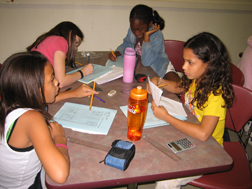 Girls participating in G.A.M.E.S. activities.
